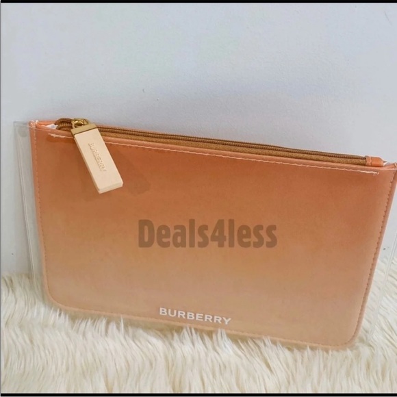 Burberry Pouch Cosmetic Bag Travel Case Clutch NEW - Picture 6 of 7